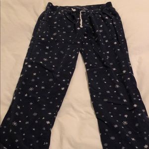 Old Navy Snowflake PJs
